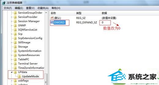 命名为“updatemode” win10系统桌面图标无法自动刷新需要按F5键的解决方法